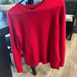 Halogen Red Cashmere Sweater